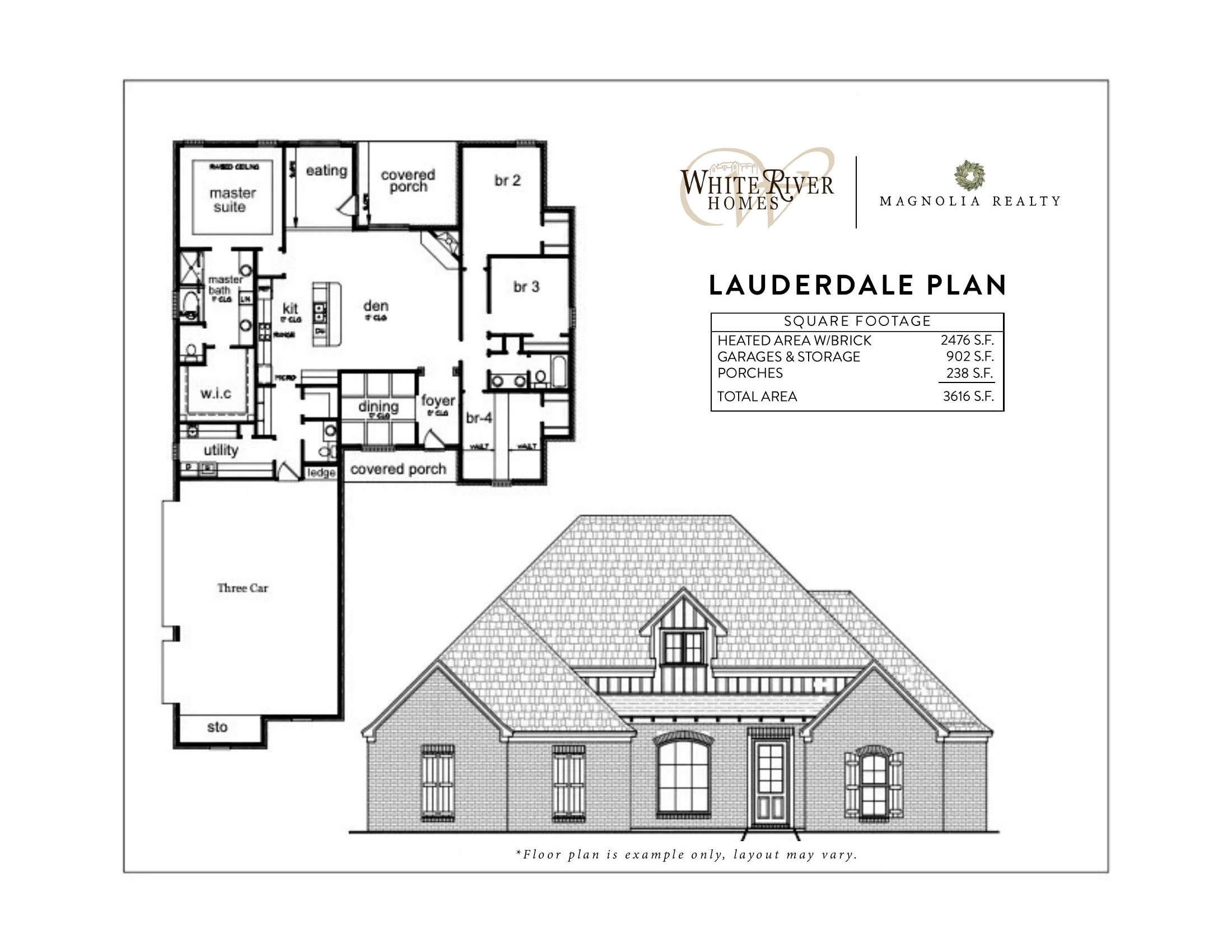 Lauderdale floor plan