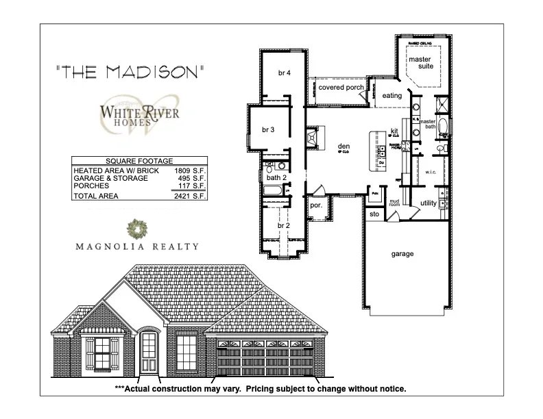 Madison floor plan